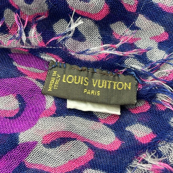 Louis Vuitton Stephen Sprouse Graffiti Leopard Scarf Wrap Etole Limited Edition - Picture 5 of 16